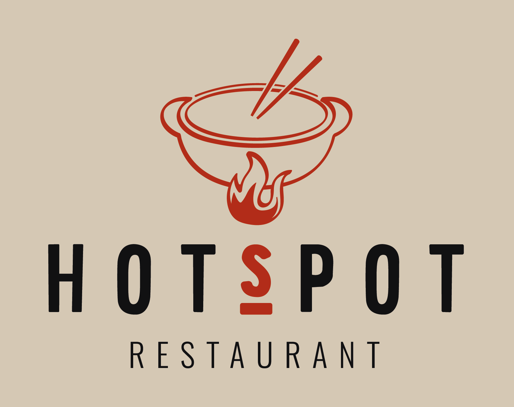 Hotspot Restaurant Logo